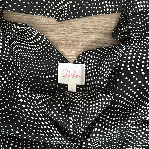 Parker Lila Silk dress - seltzer print - Picture 9 of 10